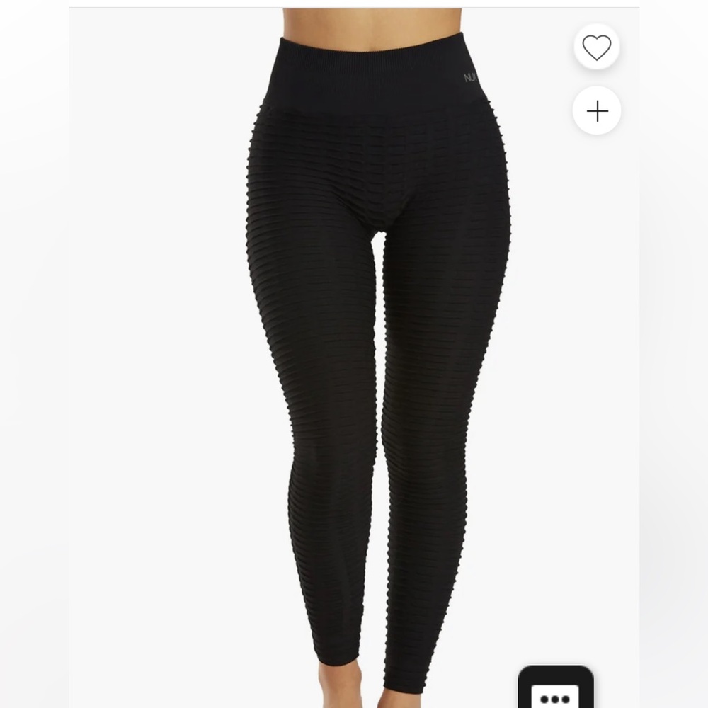 NWT NUX Textured Leggings - Black